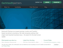 Tablet Screenshot of dartmouthpartners.com